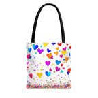 Falling Hearts Tote Bag