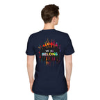 Unisex Softstyle T-Shirt: "Conversion Therapy is Torture" & "We All Belong" - LGBTQ+ Empowerment Tee
