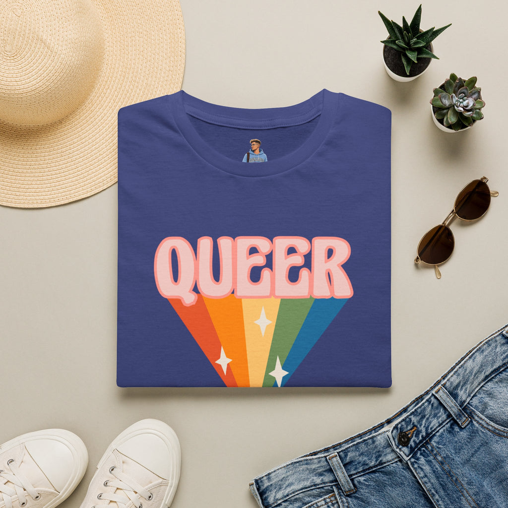 Queer Rainbow Sparkle Pride Tree Las Vegas T-Shirt
