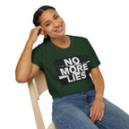 No More Lies T-Shirt — Bold Protest Graphic Tee