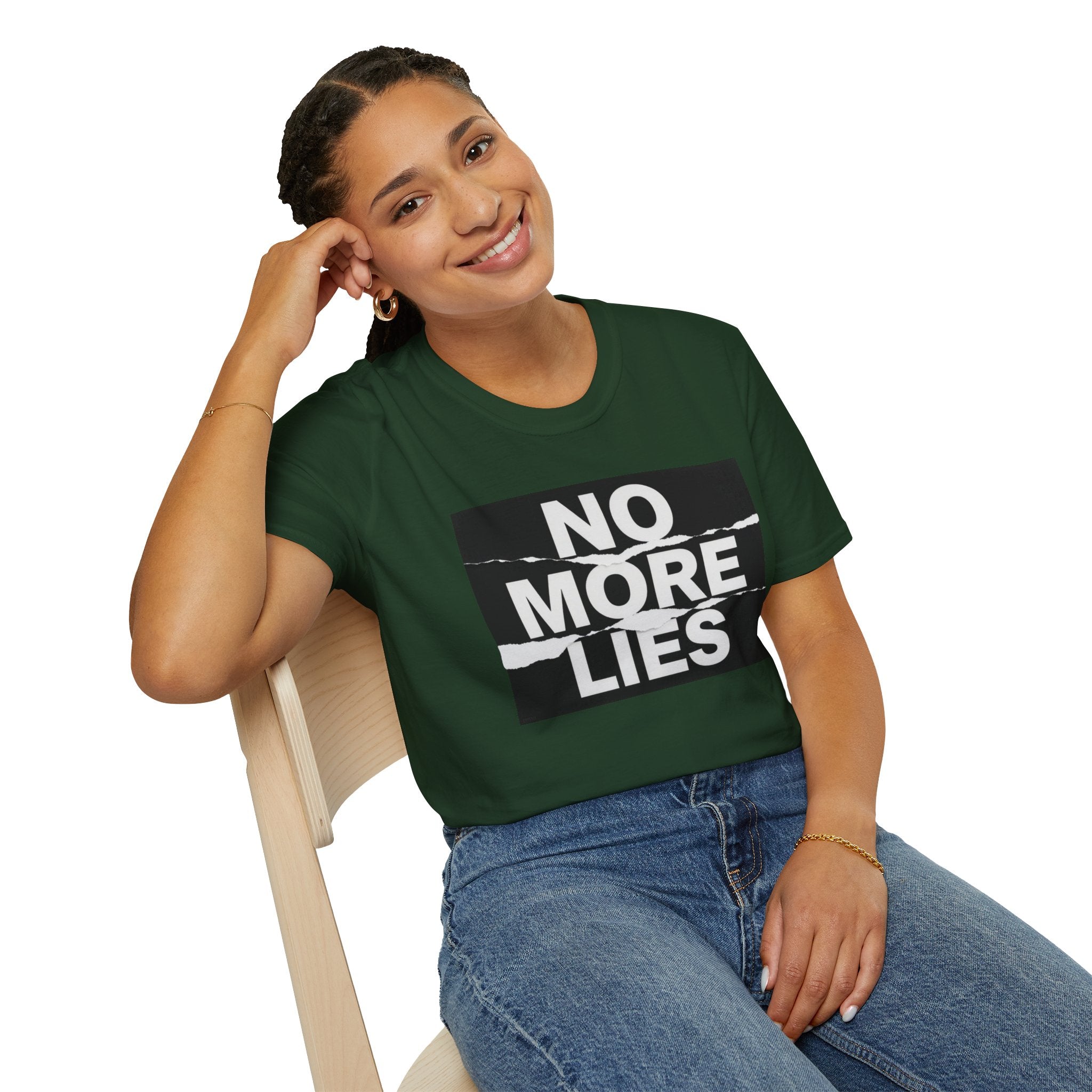 No More Lies T-Shirt — Bold Protest Graphic Tee