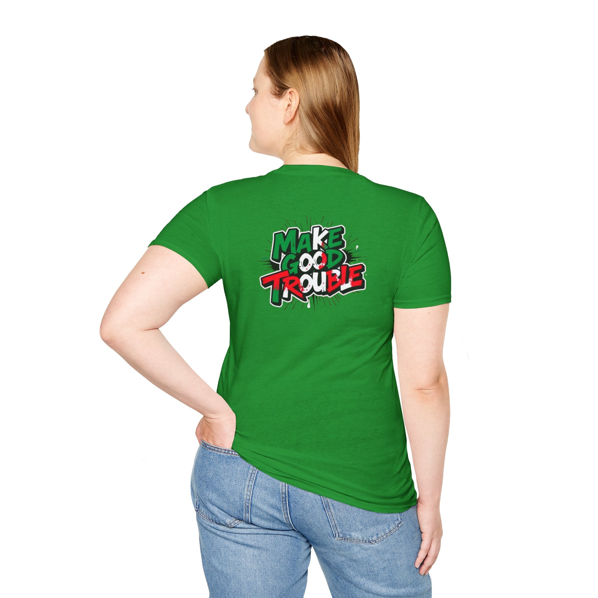 Make Good Trouble T-shirt  Fun Graphic Tee for Activists & Trendsetters
