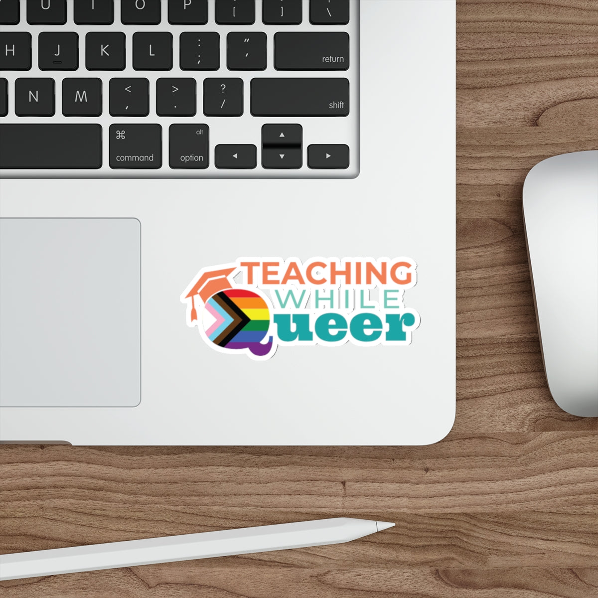 TWQ - Teaching While Queer Die-Cut Logo Sticker