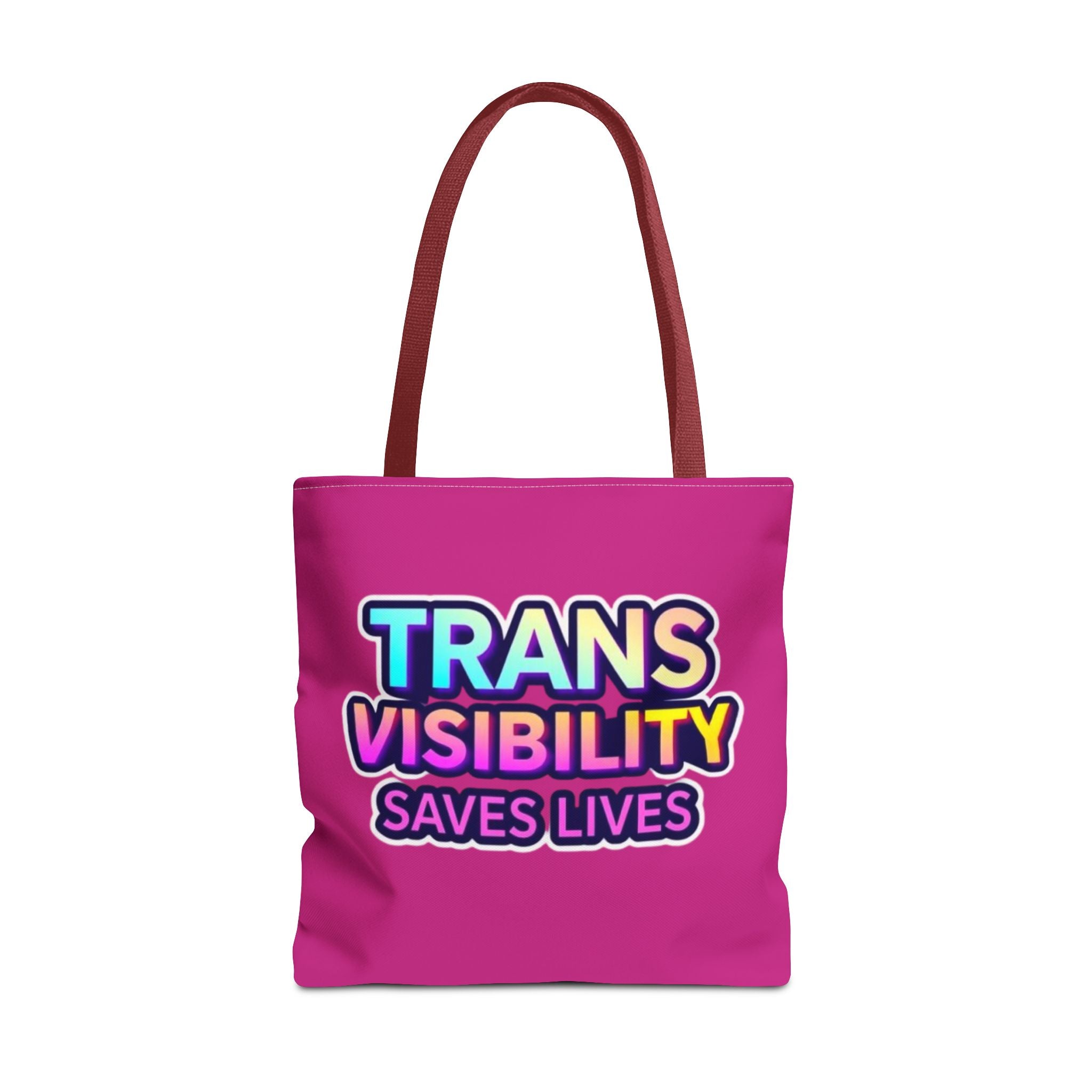Trans Visibility Saves Lives Tote Bag