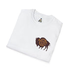 Buffalo Spiral Design Unisex Softstyle T-shirt