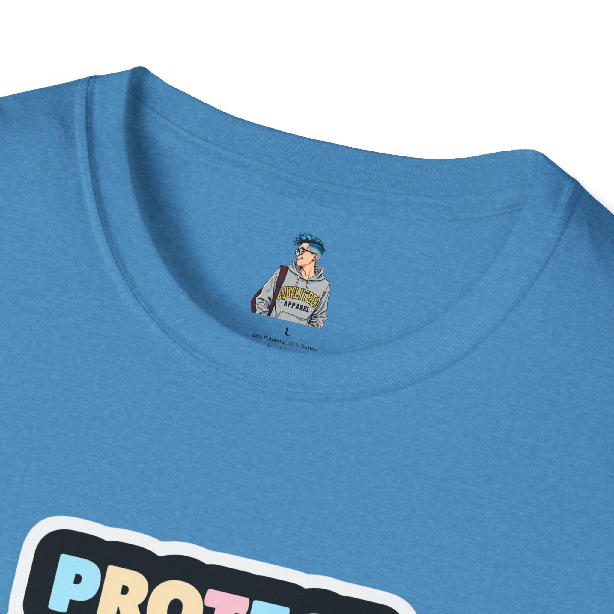 "Protect Trans Kids" Unisex Softstyle T-Shirt - Empowerment & Pride Apparel