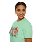 Floral 'FTP' Graphic T-Shirt