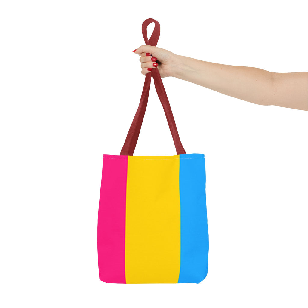 Pansexual Pride Flag Tote Bag