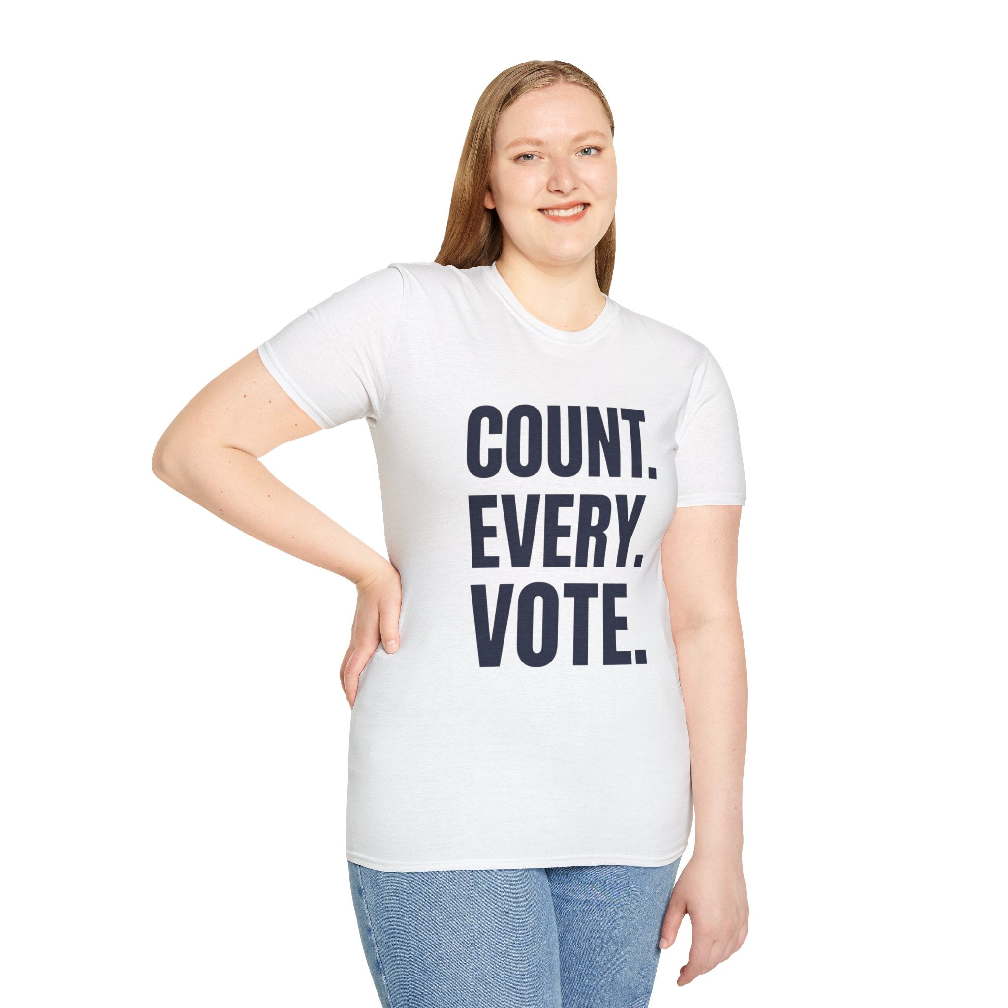 Count. Every. Vote. T-Shirt — Voter Rights Political Tee