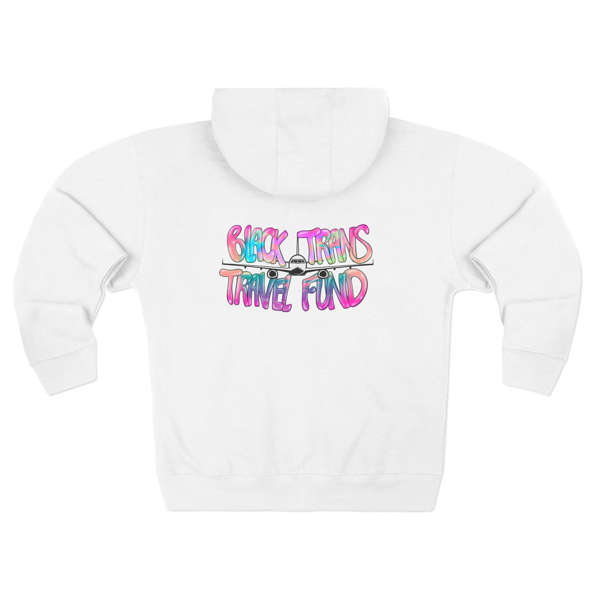 BTTF - Black Trans Travel Fund Unisex Zip-Up Hoodie