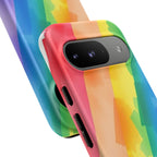 Rainbow Watercolor Art Tough Cases For Android & iPhone