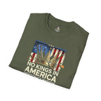 No Kings in America-Democracy Matters  Unisex Softstyle T-Shirt