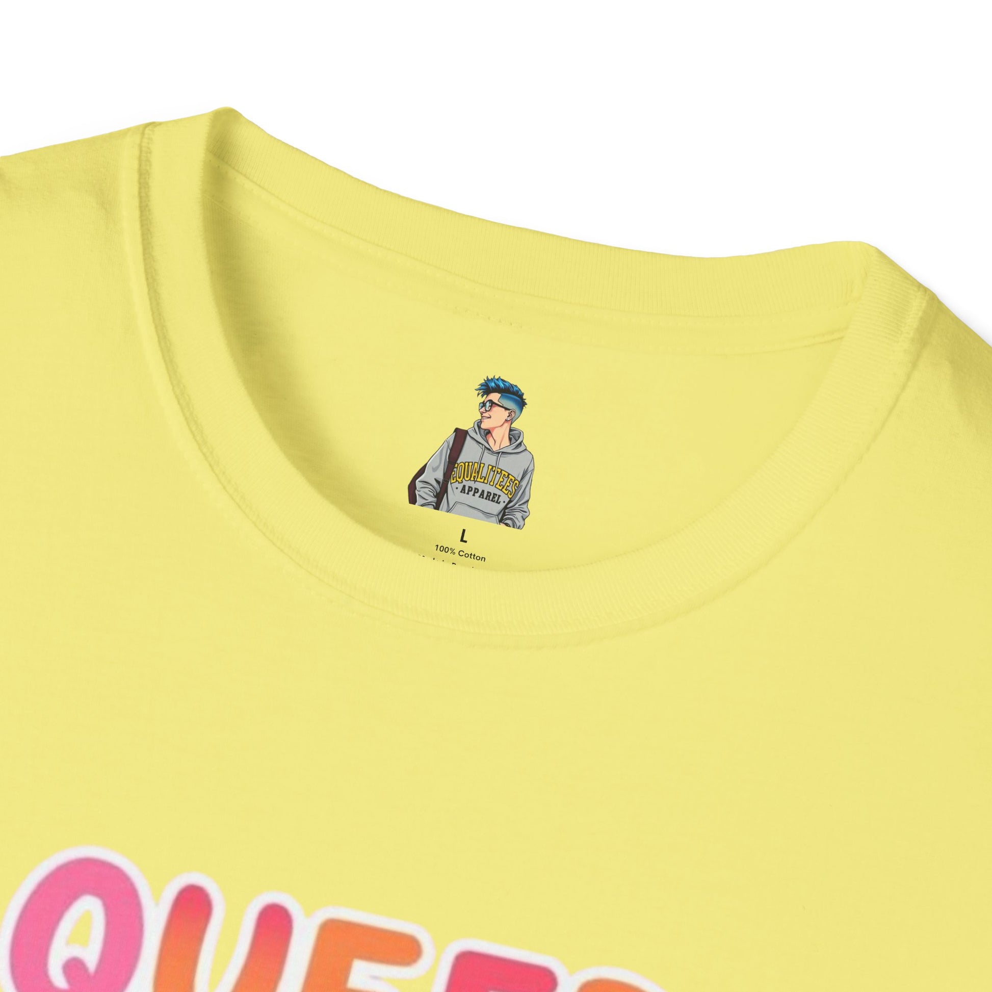 QUEER PEOPLE BELONG EVERYWHERE - Softstyle Unisex T-Shirt
