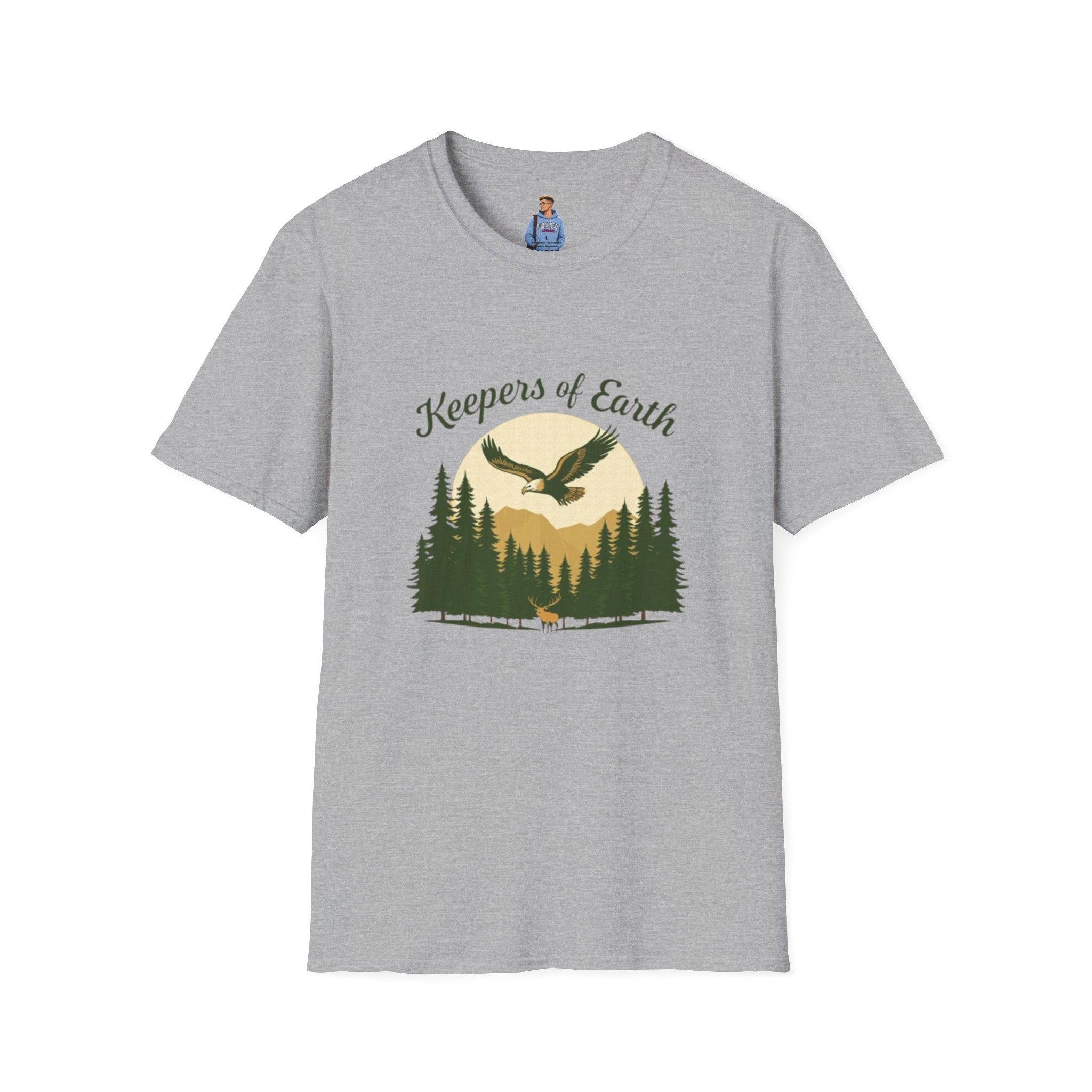 Keepers of the Earth Eagle and Elk T-shirt