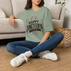 Juneteenth T-Shirt - "Happy Juneteenth" Fireworks Celebration Tee