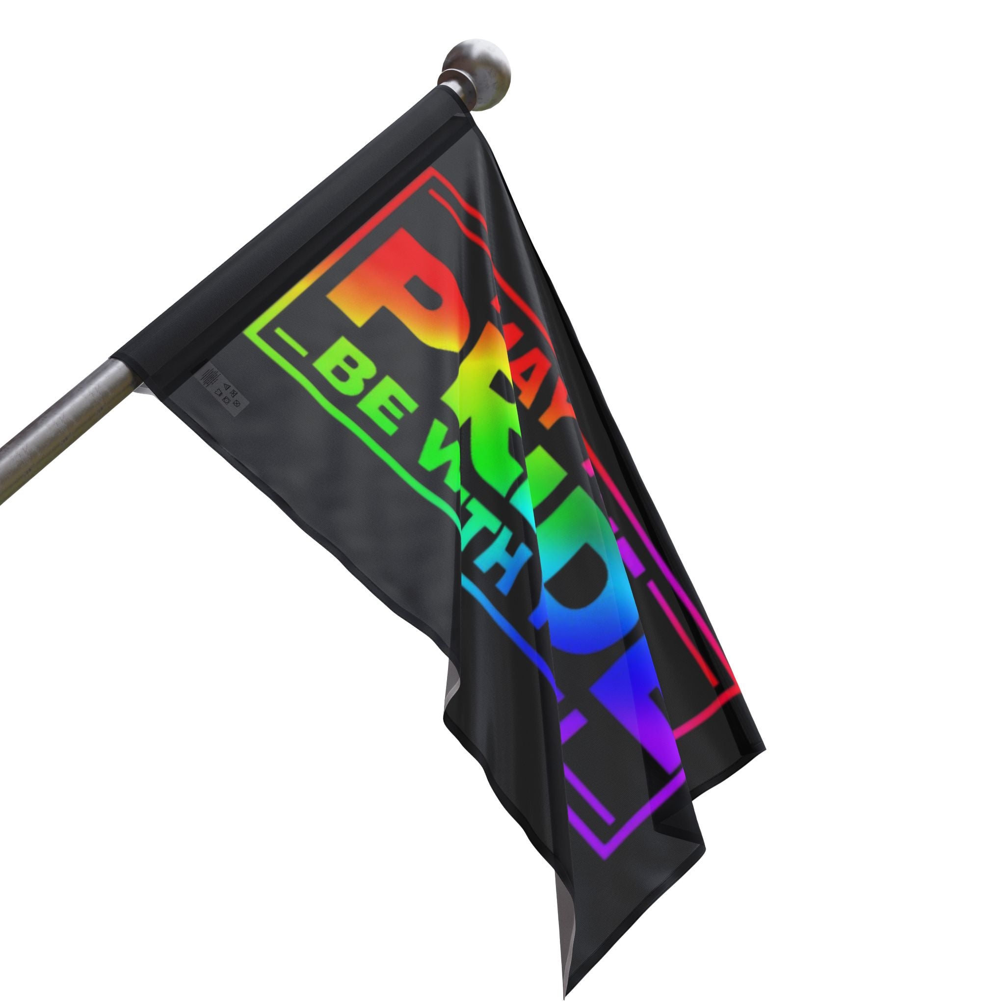 May the Pride Be With You Flag - Aesthetic LGBTQ+ Banner for Celebration & Home Decor