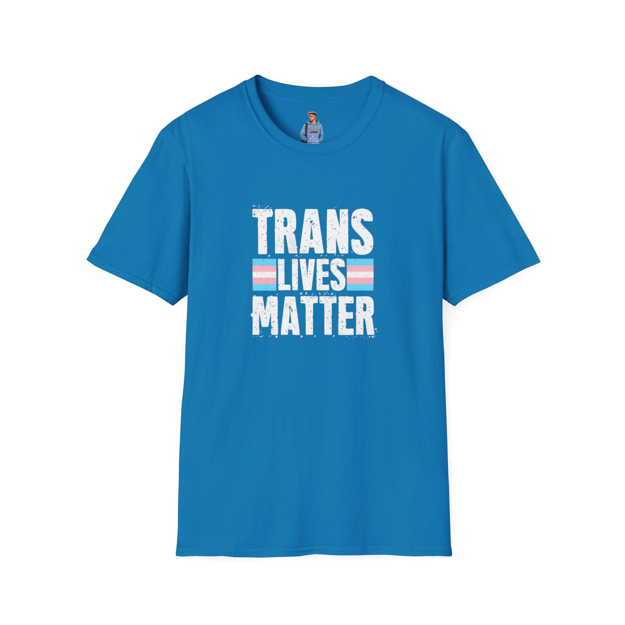 Trans Lives Matter Unisex Softstyle T-Shirt - Support LGBTQ+ Rights