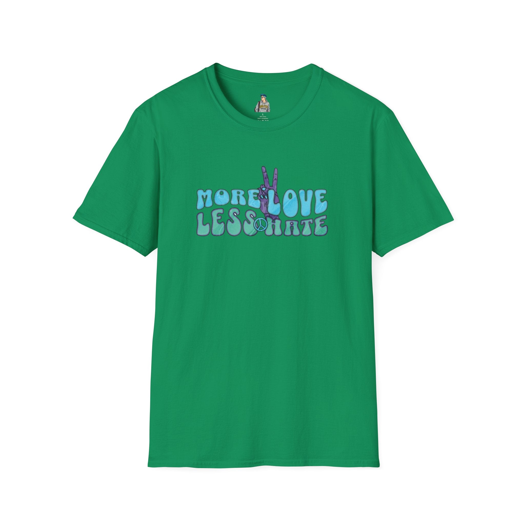 More Love Less Hate Unisex Softstyle T-Shirt