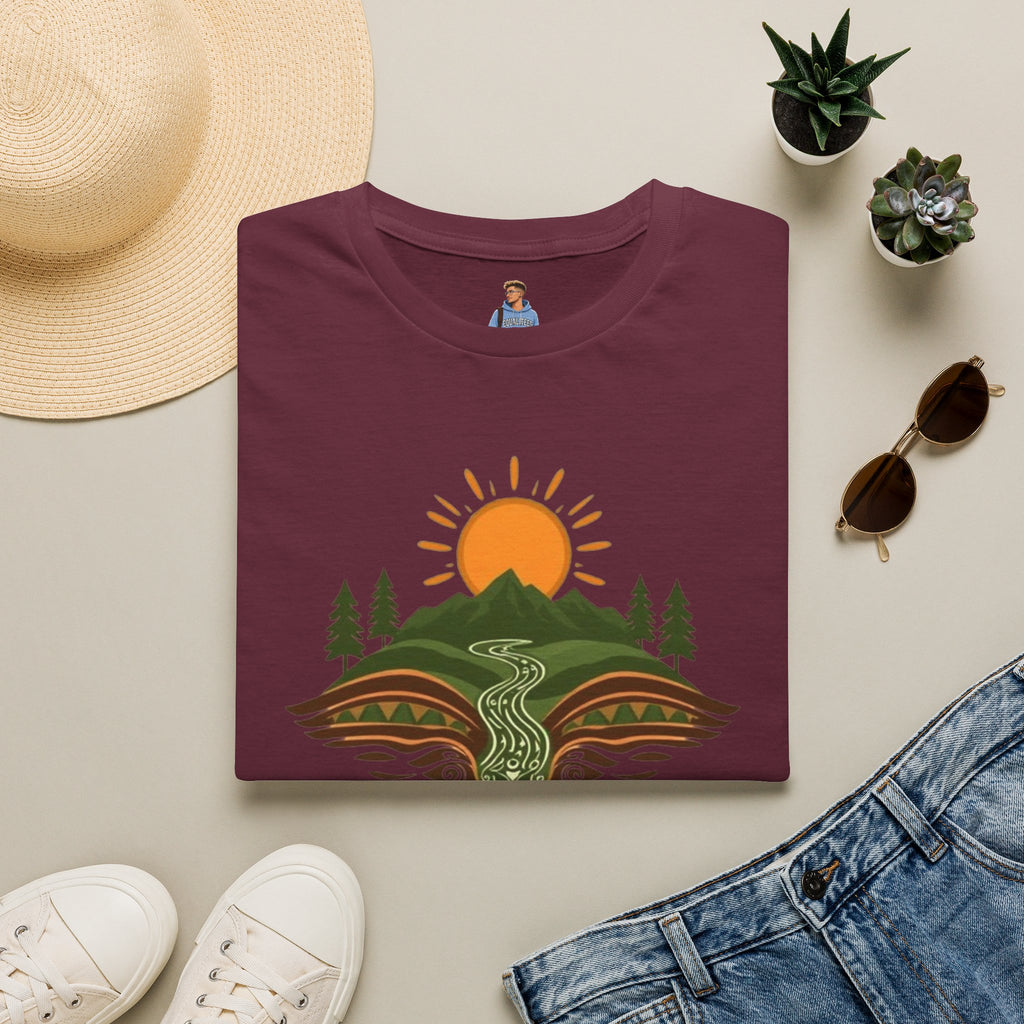 Mountain Scene Unisex Softstyle T-shirt