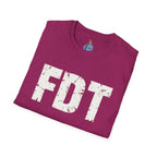 FDT Political Protest Distressed Graphic T-Shirt