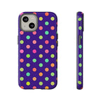 Colorful Polka-Dot Tough Case for iPhone