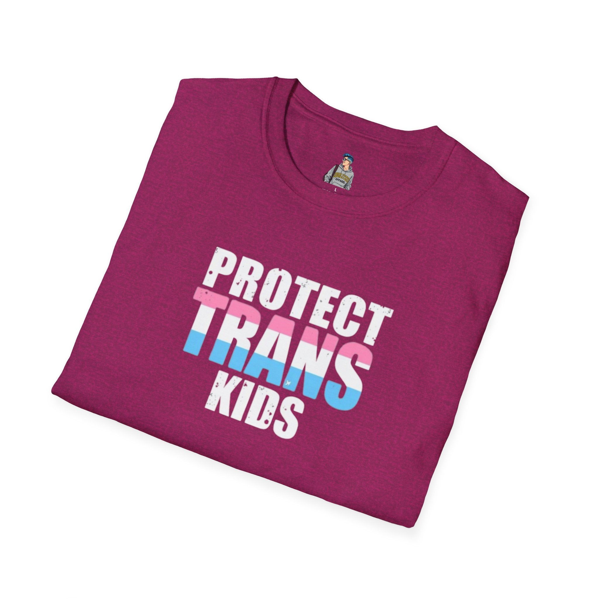 Unisex Softstyle T-Shirt - PROTECT TRANS KIDS