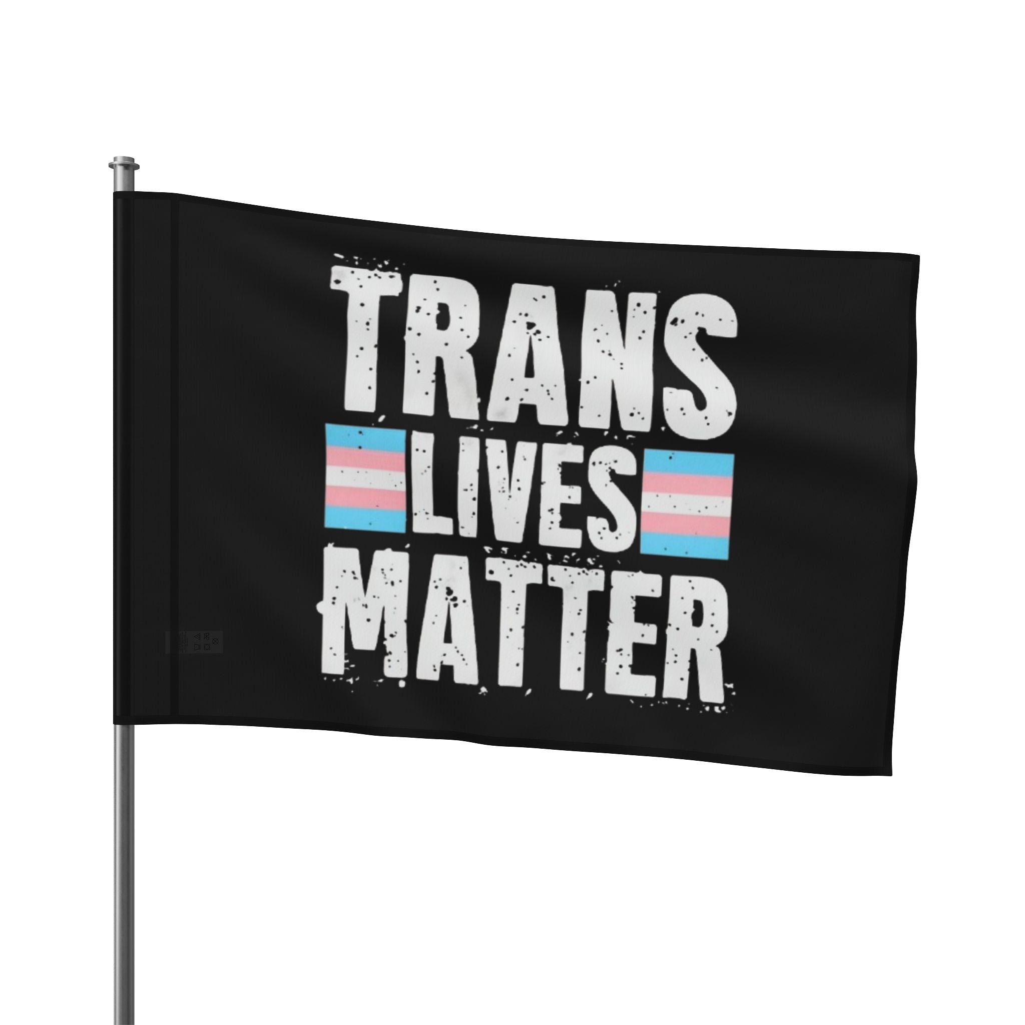 Trans Lives Matter Flag - Aesthetic LGBTQ+ Banner for Celebration & Home Decor
