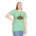 Mountain Scene Unisex Softstyle T-shirt