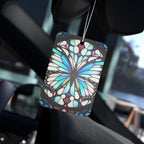 Stained Glass Butterfly Design - Car Air Freshener - Eclectic and Aromatic