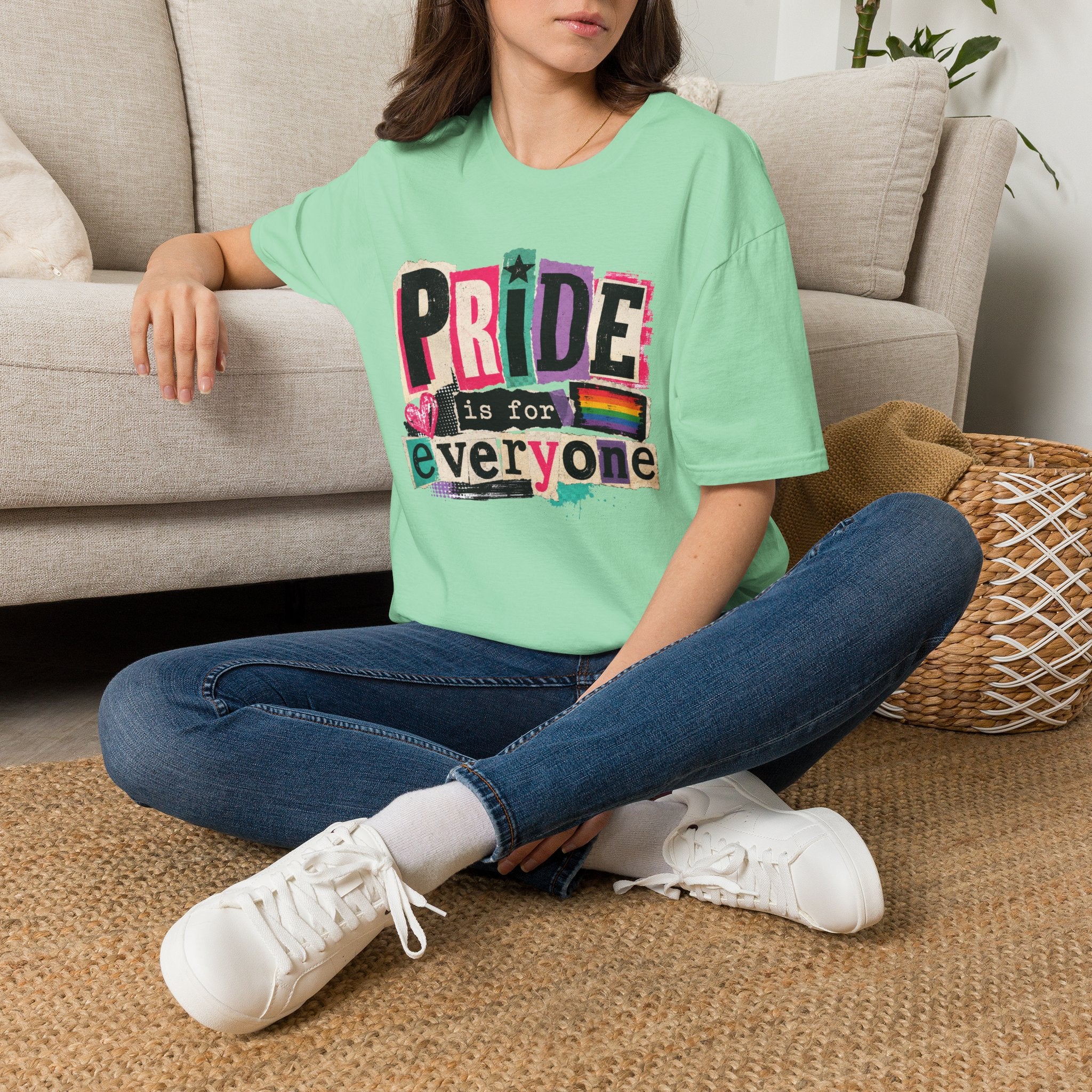Pride Is for Everyone T-Shirt — Colorful LGBTQ+ Ally Tee