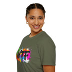 WTF Color Splash T-Shirt — Bold Rainbow Graphic Tee
