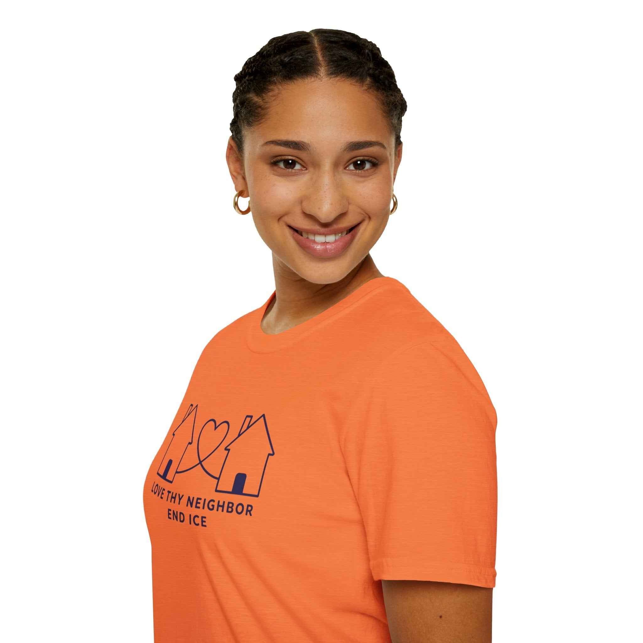 T-Shirt — "Love Thy Neighbor END ICE