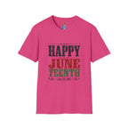 Juneteenth T-Shirt — "Happy Juneteenth" Celebration Tee