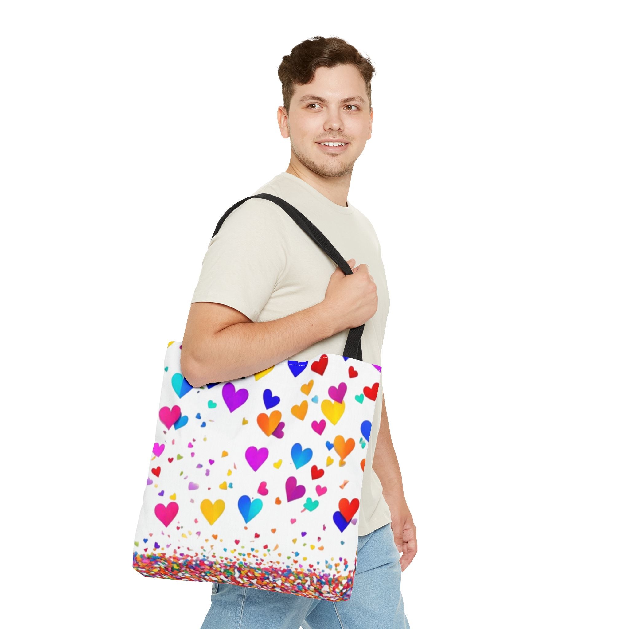 Falling Hearts Tote Bag