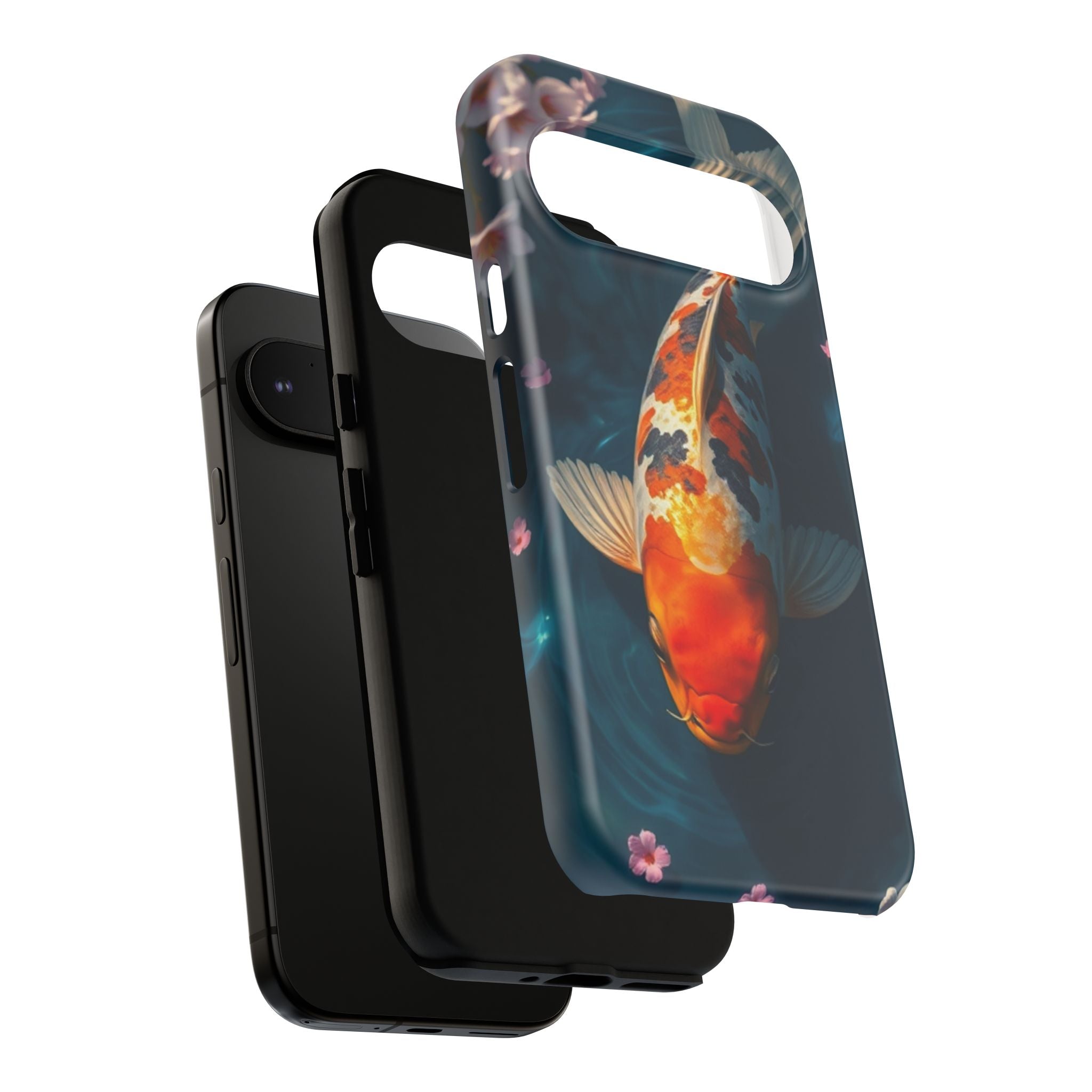 Peaceful Koi Cherry Blossom Tough Cases For Android & iPhone