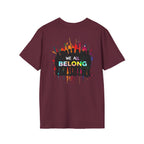 Unisex Softstyle T-Shirt - LGBTQ+ Empowerment T-Shirt: Conversion Therapy is Torture & We All Belong