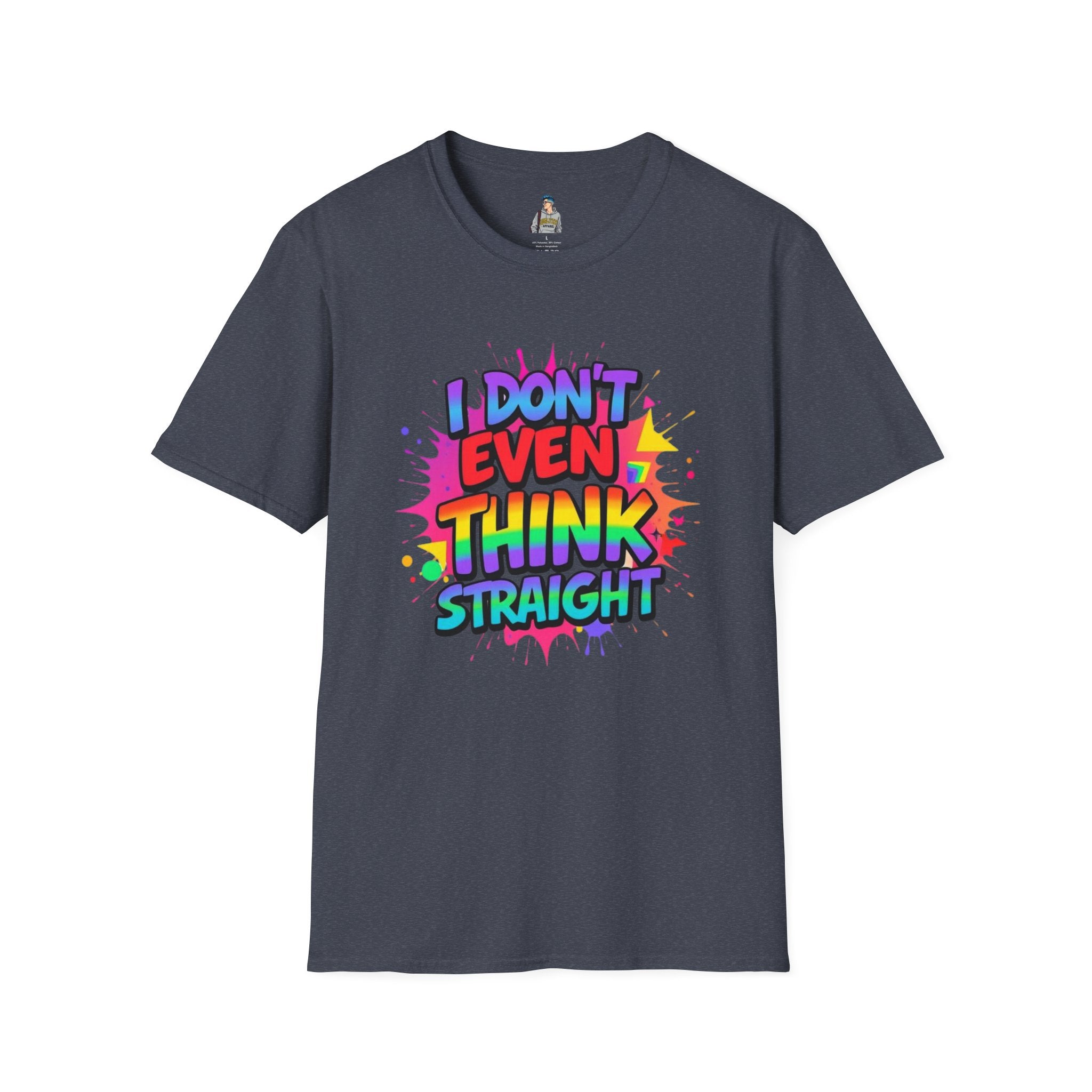 Colorful Humor T-Shirt, Pride Apparel, Gift for Friends, Casual Wear, Fun Statement Tee