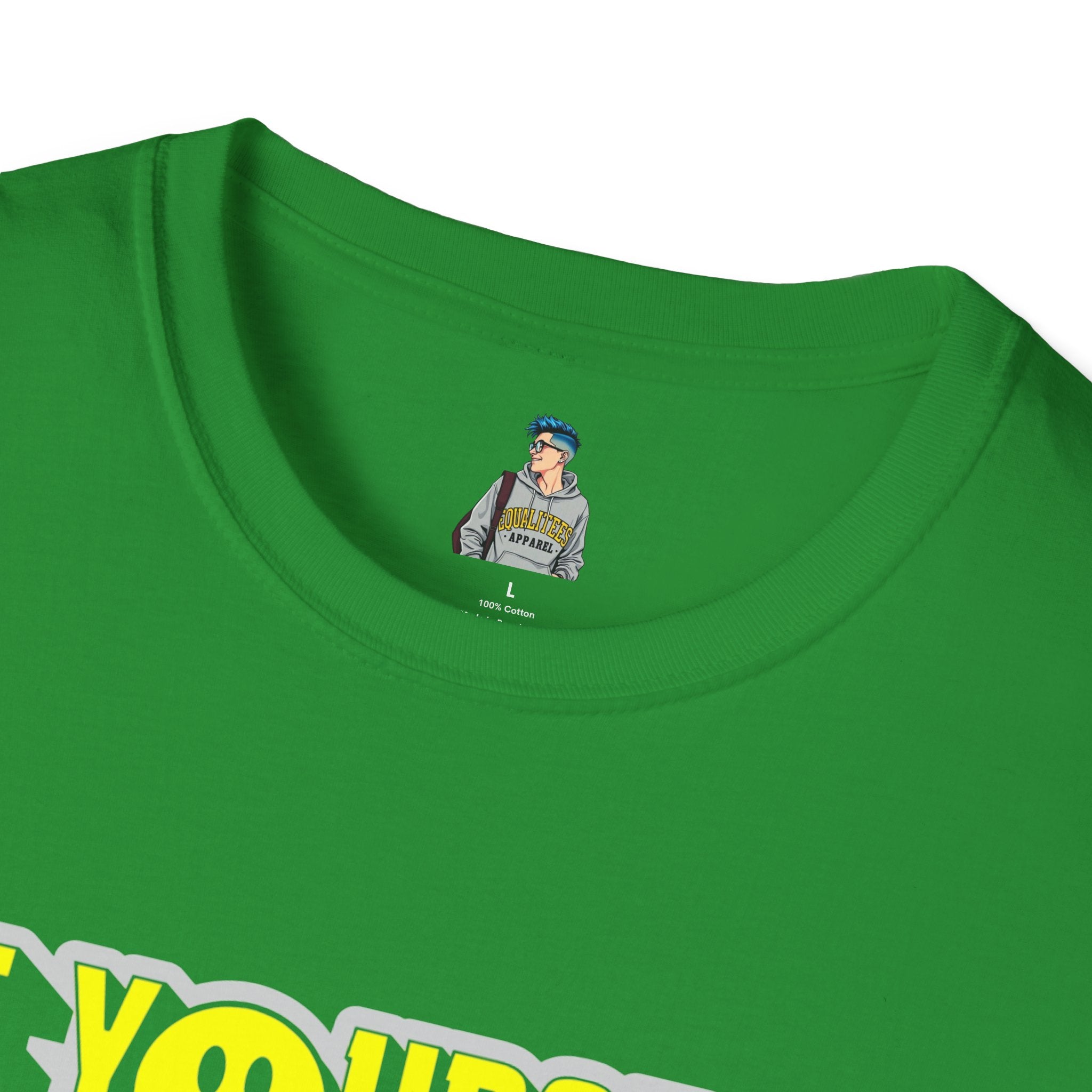 Be Yourself Smiley Unisex Softstyle T-Shirt