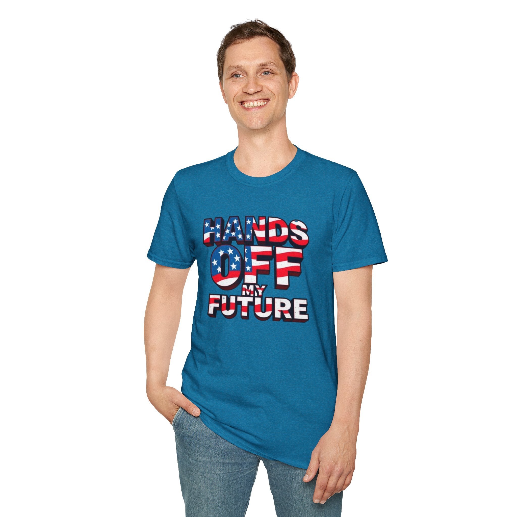 Hands Off My Future Political Statement Tee