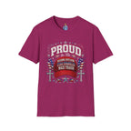 Star Spangled Awesome Graphic Tee ("Proud to Be Delusional Bootlicking Nazi Trash")