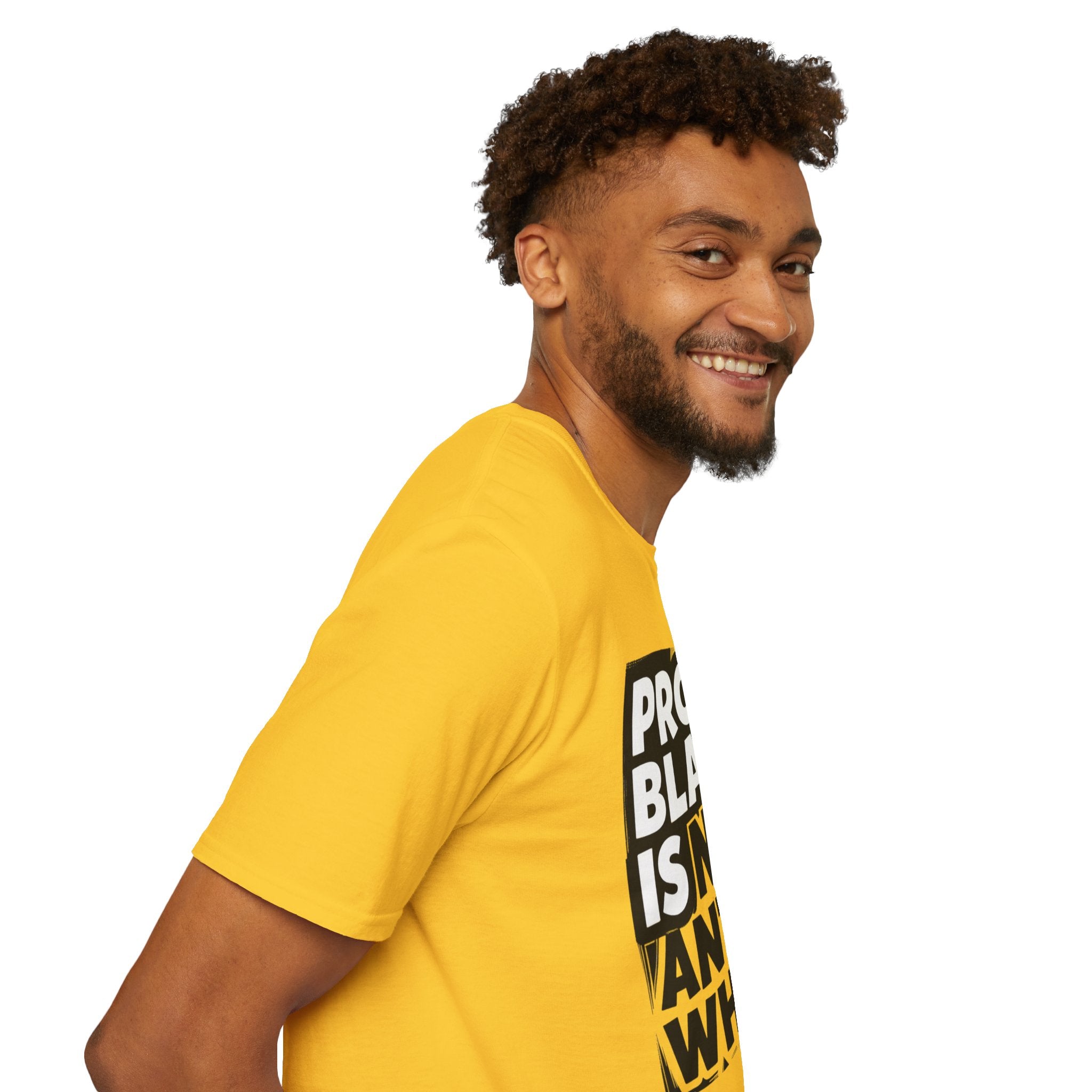 Pro-Black Is Not Anti-White Statement T-Shirt