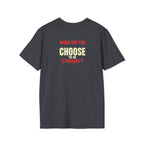 Unisex Softstyle T-Shirt - When Did You CHOOSE to Be Straight? Empowering LGBTQ+ Graphic Tee