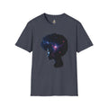 Black Universe Female Silhouette Unisex Softstyle T-Shirt - Celebrate Black Culture