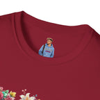 FDT Bold Floral Typography T-Shirt