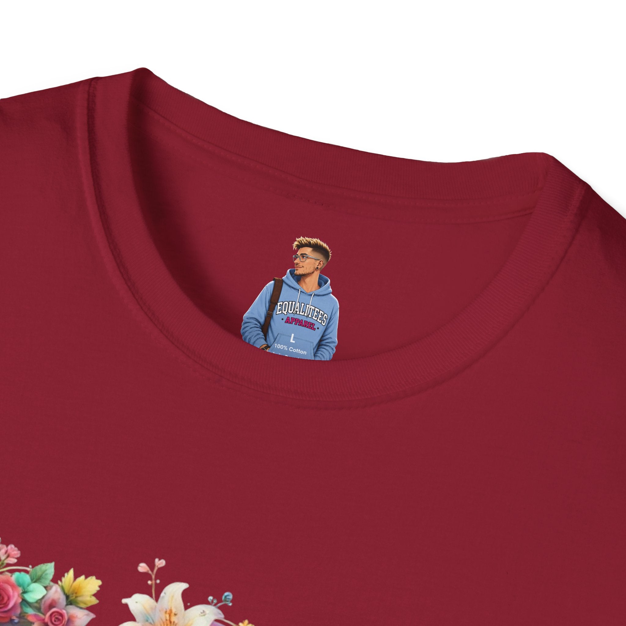 FDT Bold Floral Typography T-Shirt