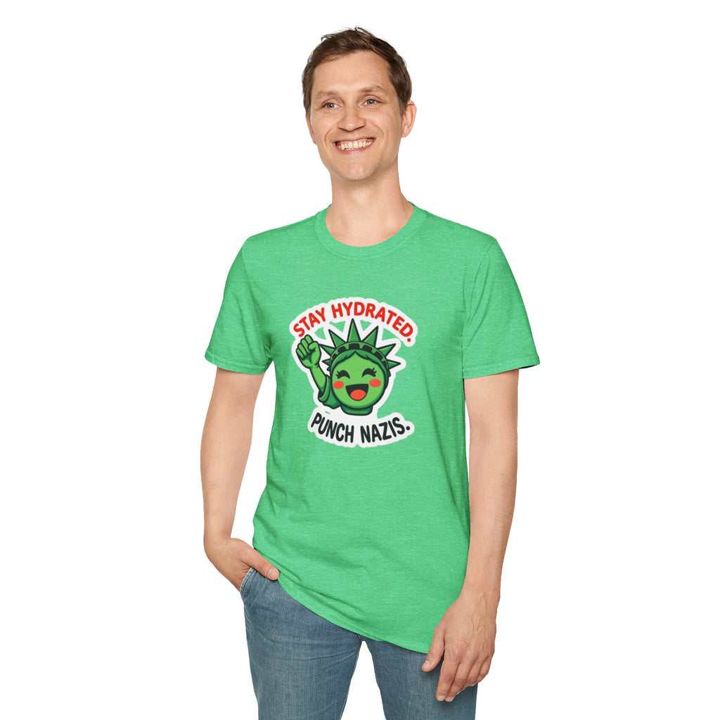 Stay Hydrated, Punch Nazis T-Shirt