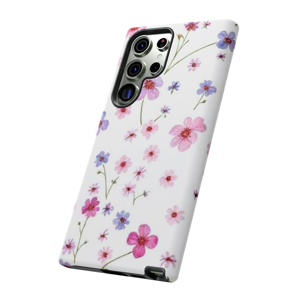 Pink Wildflower Tough Case for Android