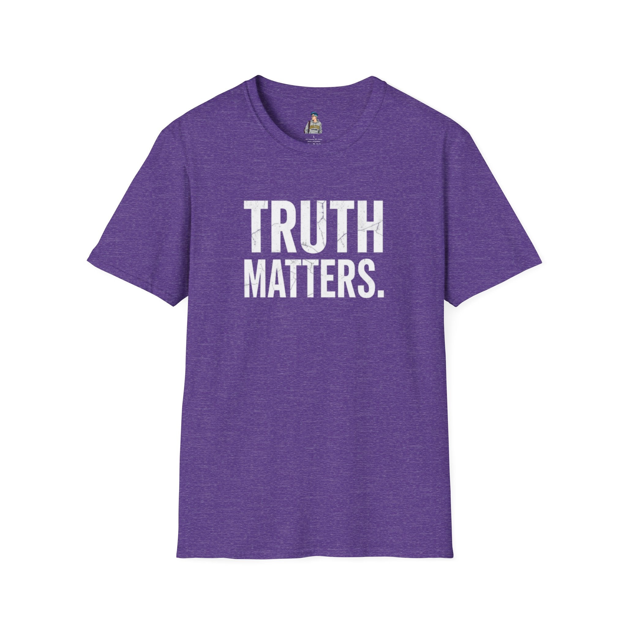 Unisex Softstyle T-Shirt – "Truth Matters" Statement Tee for Activists & Everyday Wear
