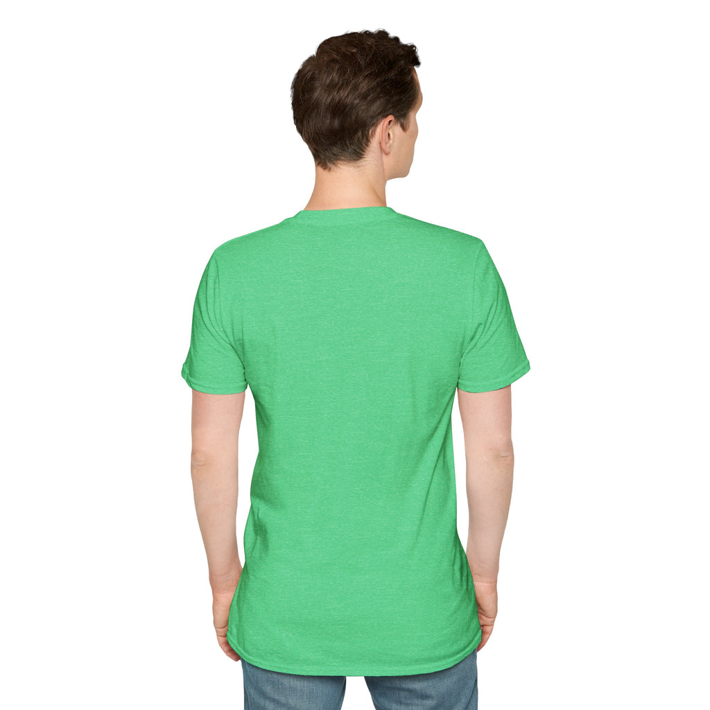 Unisex Softstyle T-Shirt with Eye Roll Emoji | Casual Graphic Tee for Everyday Humor