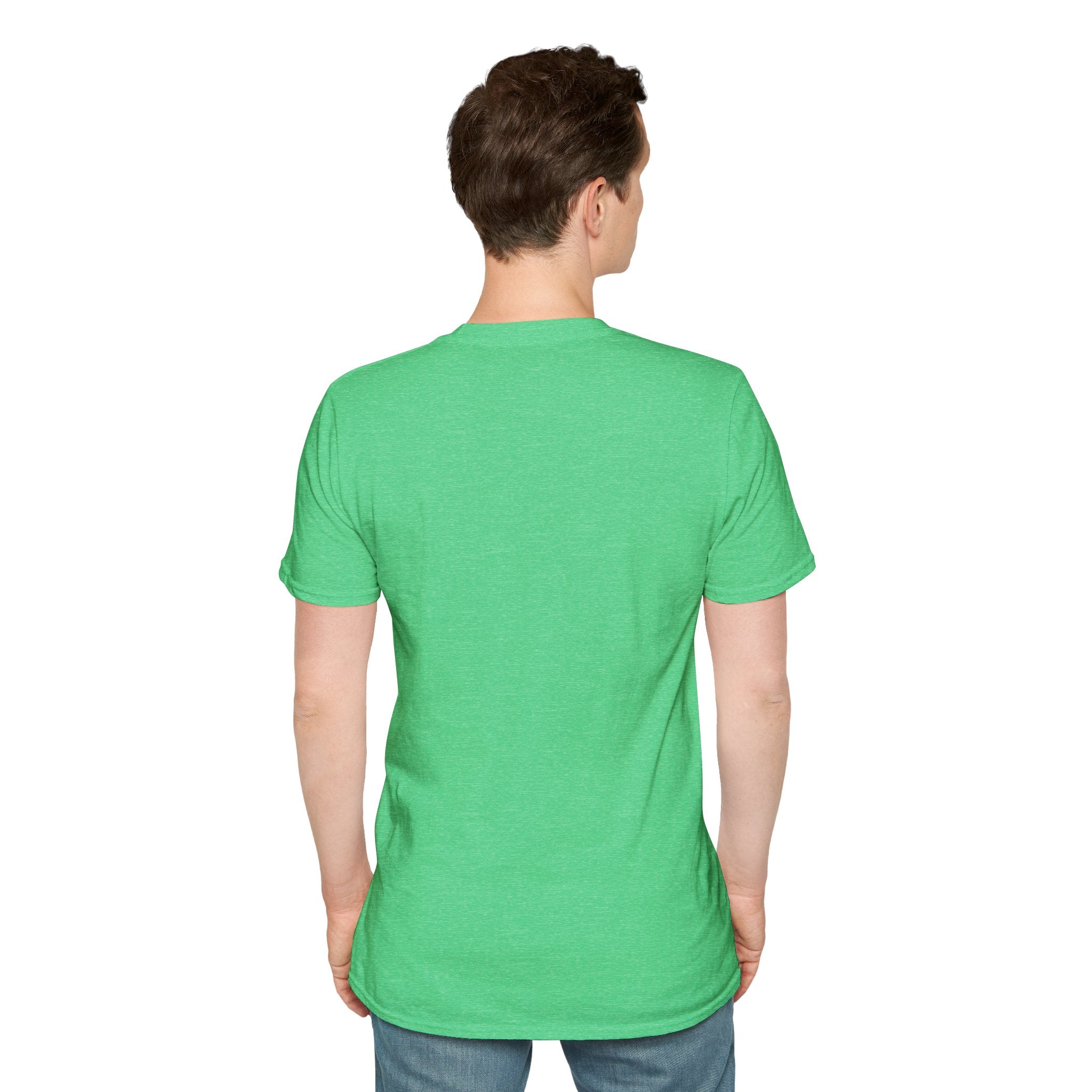 Unisex Softstyle T-Shirt with Eye Roll Emoji | Casual Graphic Tee for Everyday Humor